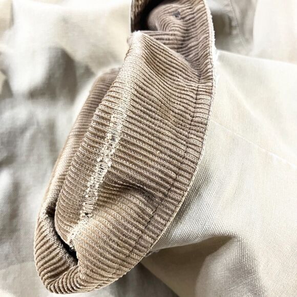 LL Bean Jacket Mens Large Tan Barn Chore Utility‎ Quilted Field Coat Thinsulate - Picture 5 of 12